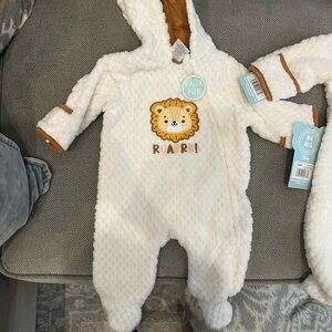 Cozy White Lion bunting